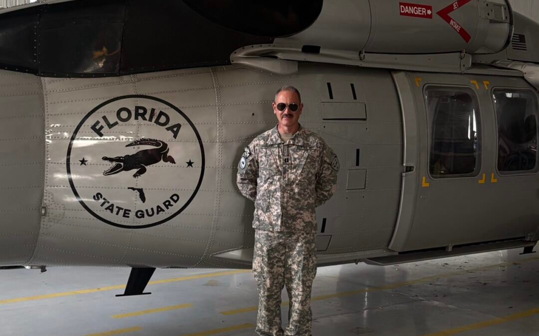 Brandon Vallorani serves in the Florida State Guard